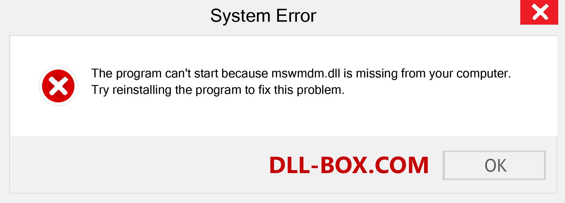  mswmdm.dll file is missing?. Download for Windows 7, 8, 10 - Fix  mswmdm dll Missing Error on Windows, photos, images